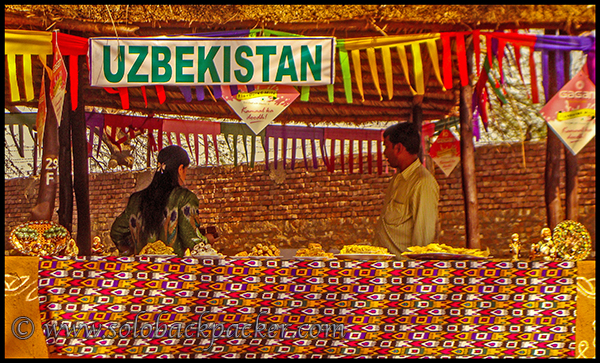 Uzbekistan Food Stall