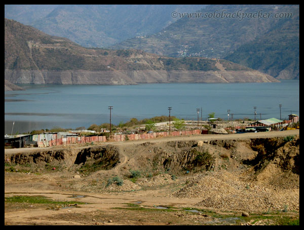 Old Tehri, Now submerged in water