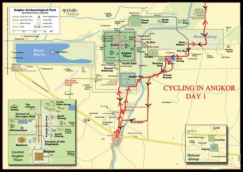 Day 1 Route Map