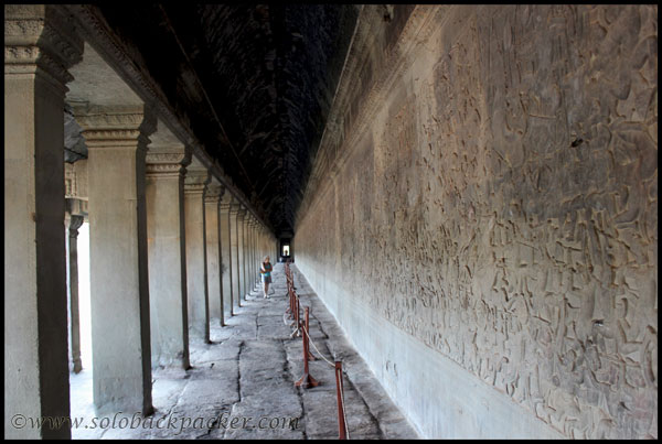 A Gallery at Angkor Wat Temple