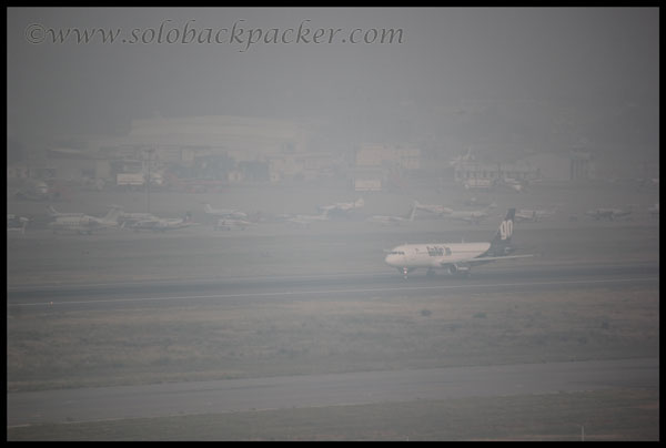 GoAir Taking-Off from Delhi Airport