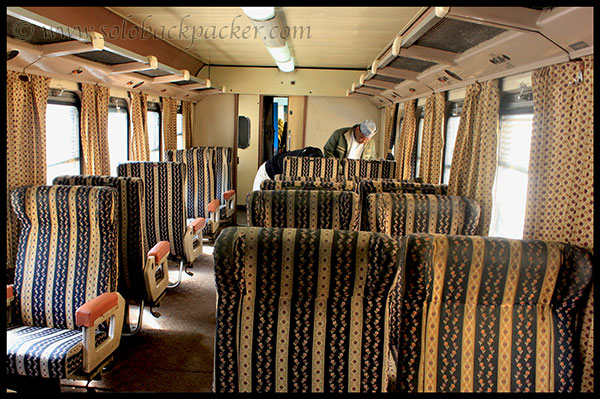 2nd Class Chair Car of an Express Train