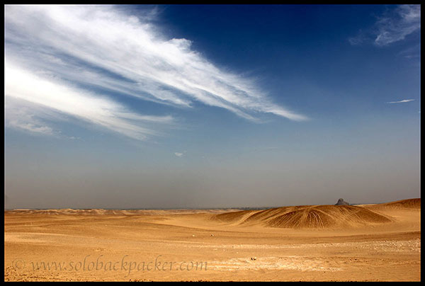 Desert Dahshur Pyramid