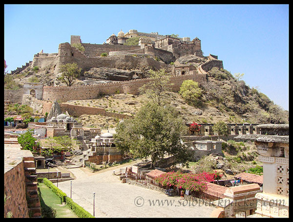 Multiple Layers of Palaces at Kumbhalgarh Fort