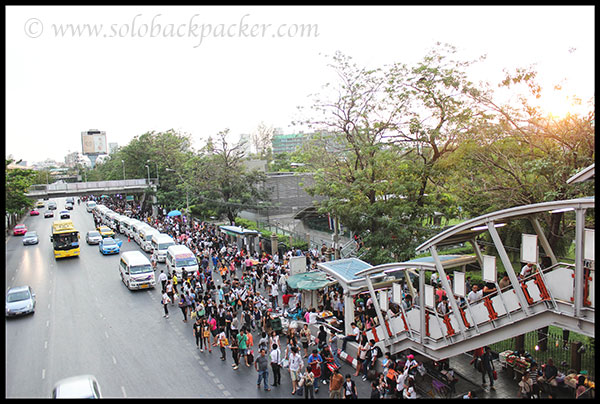 Road Leading to Chatuchak Market 