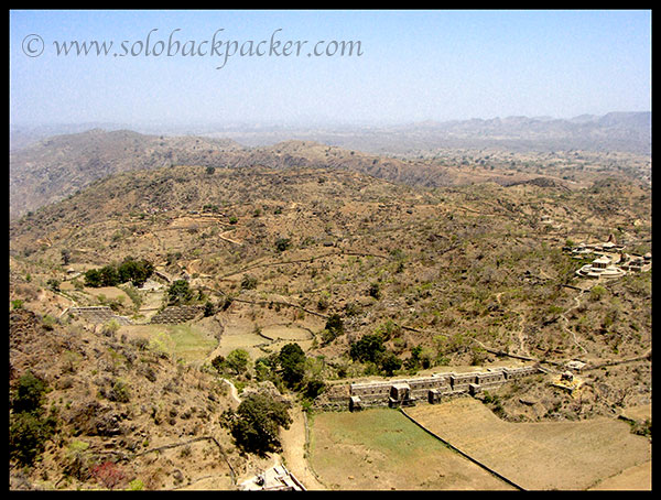 View of The Kumbhalgarh Wildlife Sanctuary from the top