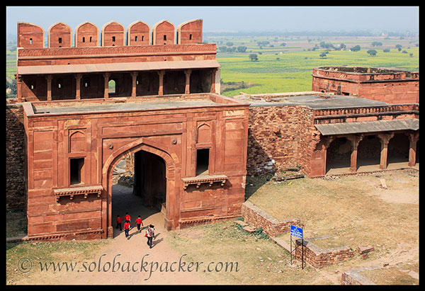Backdrop of Royal Enclosure @ Fatehpur Sikri