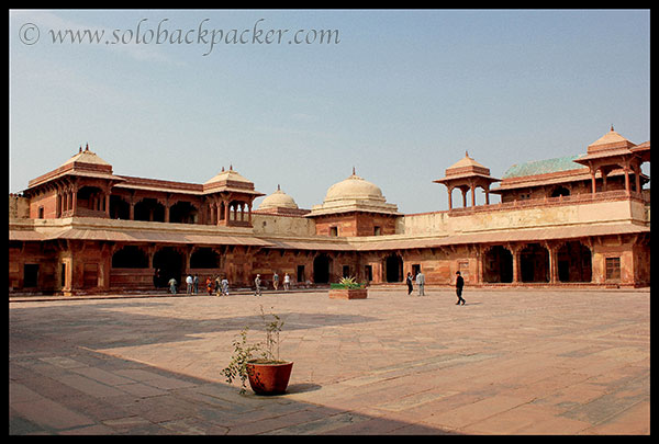 Interior of Jodha Bai's Palace @ Fatehpur Sikri