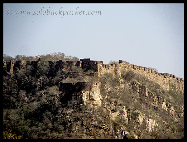 Outer wall of Ranthambhore Fort