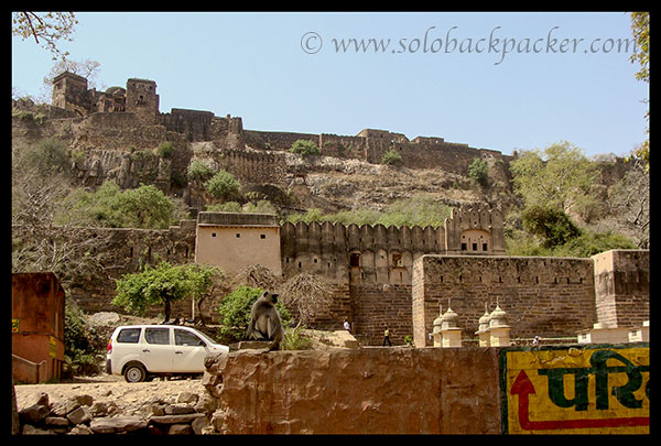 Ranthambhore Fort from Parking Area