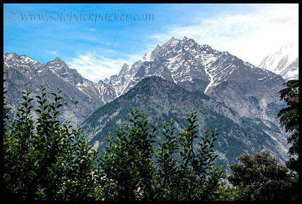 View from Reckong Peo Bus Stand