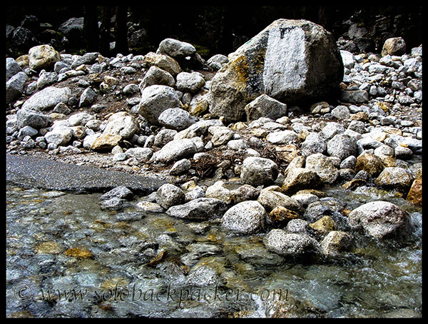 A portion of road between Sangla and Chhitkul