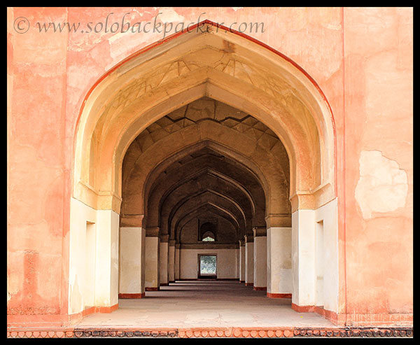 Circumferential Gallery around the cenotaph @ The Tomb of Akbar The Great, Sikandara, Agra