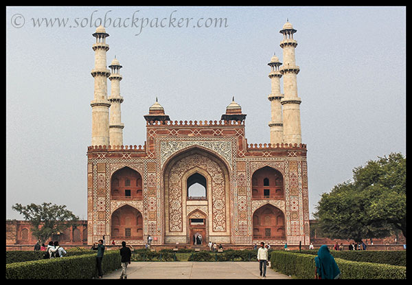 External Entrance of Akbar's Tomb @ Sikandara, Agra