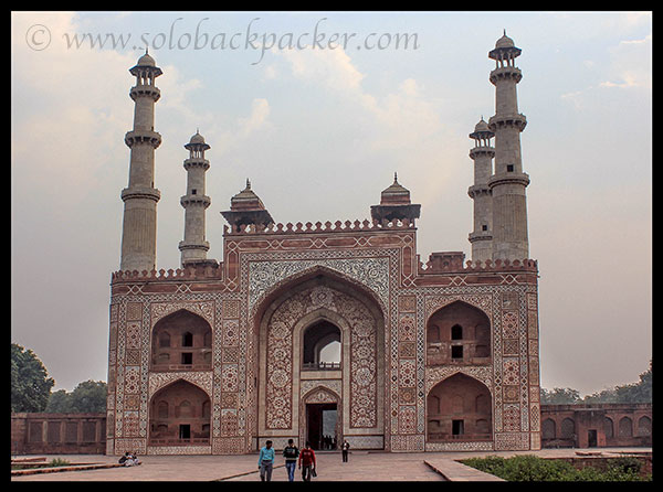 External Gate from Inside @ Akbar's Tomb, Sikandara, Agra
