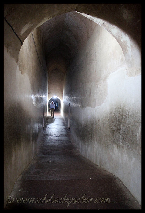 Gallery approaching to Main Burial Chamber @ Akbar's Tomb, Sikandara, Agra