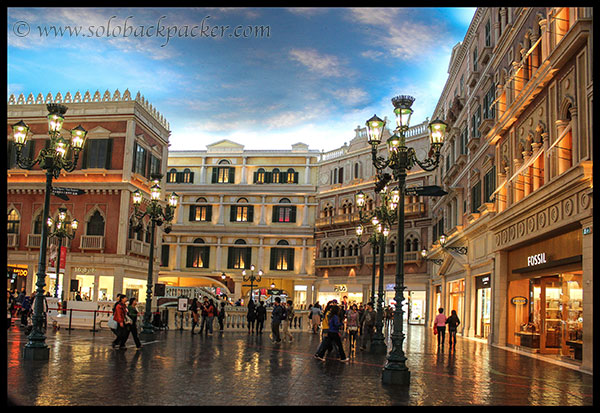 Inside Venetian Casino, Macau