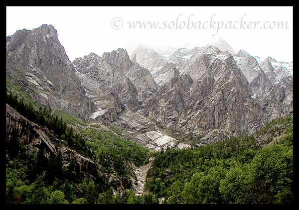 View of Mountains from Sangla-Chhitkul Road