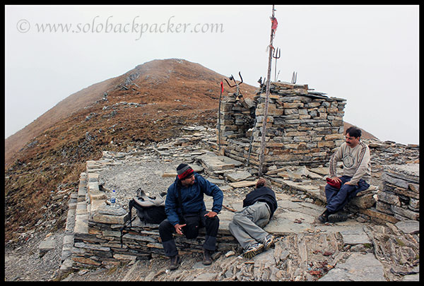 Taking a Break at Kalu Vinayak