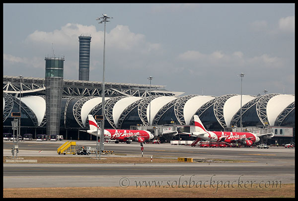 Air Asia Flights at Bangkok Airport