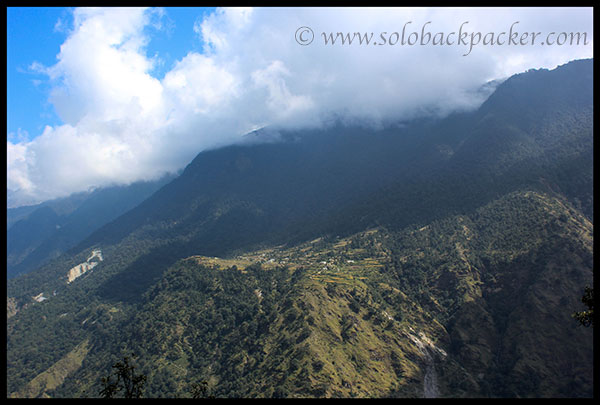 Didna Village from Wan-Lohajung Road