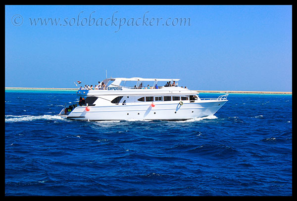 A Beautiful Yacht in Red Sea