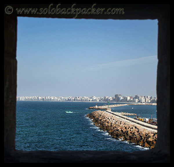 Alexandria from a window of the Citadel