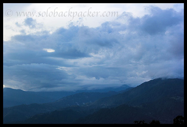 Cloudy Evening at Gwaldam