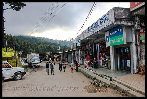 Market in Gwaldam Town 