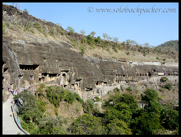 Horse-Shoe Shaped Ajanta Caves