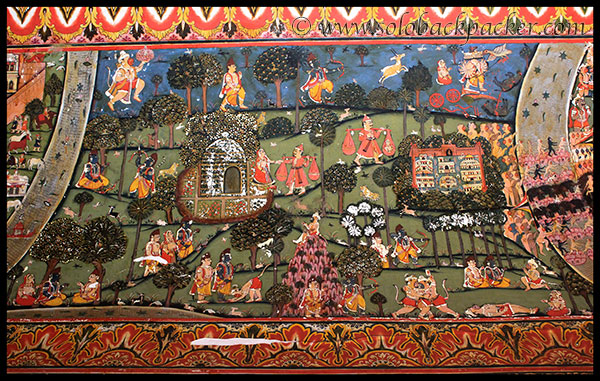 Murals Depicting Ramayana at Sone Ki Dukan in Mahansar