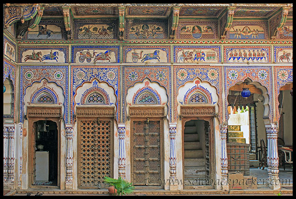 Interior of Nadine Le Prince Haveli, Fatehpur
