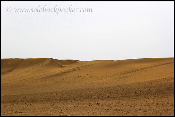 Sand Dunes on the road to Longewala