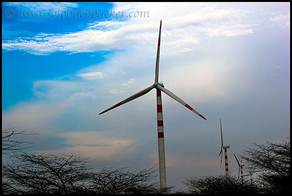 A Windwill near Jaisalmer