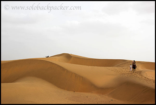Sand Dunes in The Desert