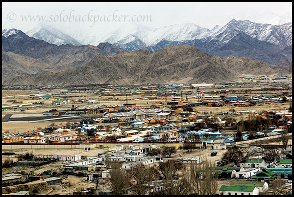View of Leh City from Spituk Gompa