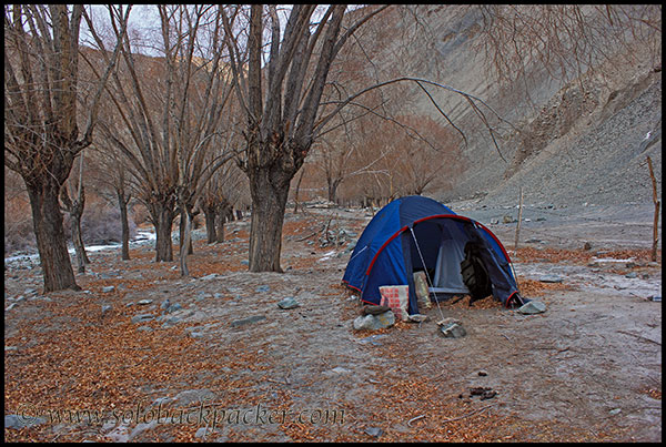 Our Camping Site at Zingchen Village
