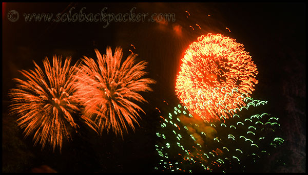 Fireworks Celebration in The Night