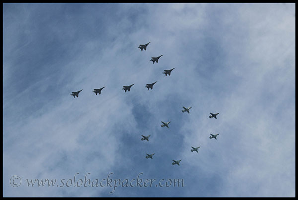 Flypast During The Parade