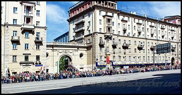 Gathering For Victory Day Parade