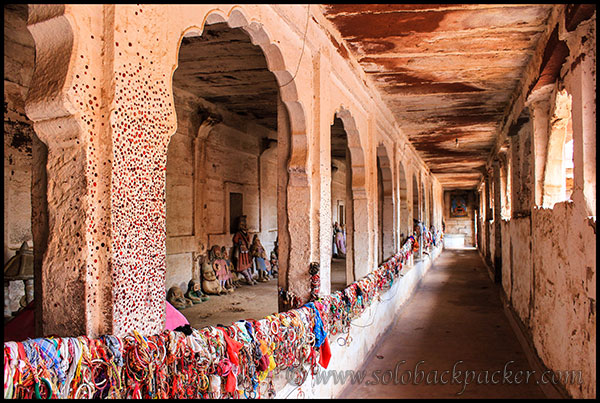 A Corridor of Idols  at Pokharan Fort
