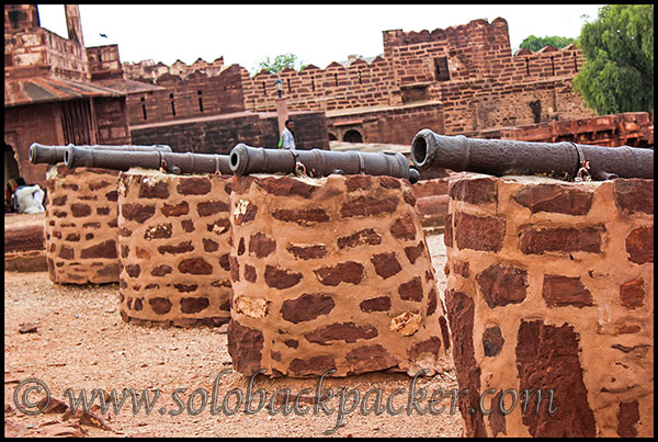 Cannons Mounted on Pokharan Fort Wall