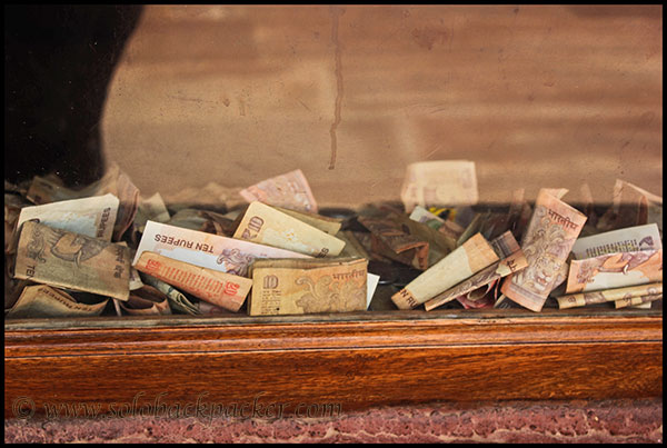 Money Dropped in Museum at Pokharan Fort