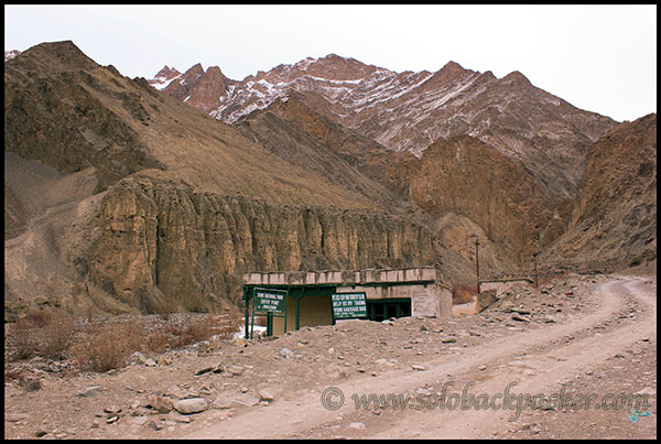 Abandoned Checkpost After Zingchen Village