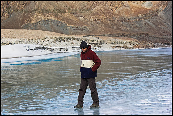 Tanvir Sir Walking on The Frozen Ice