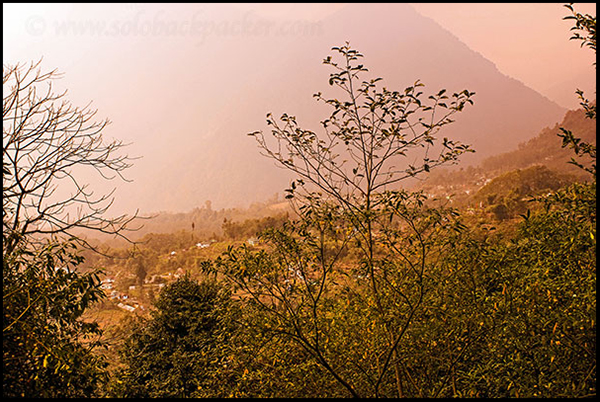 A View of Yuksom Village