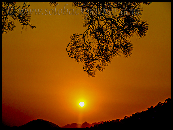 Sunset From Gandhi Park