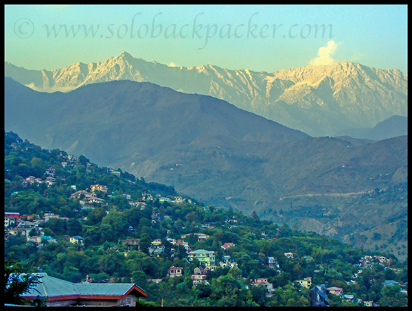 View of Dhauladhar Ranges from Dharamshala