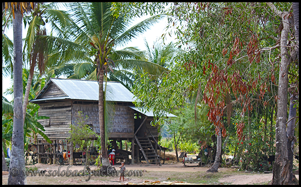 A Typical House in Cambodia