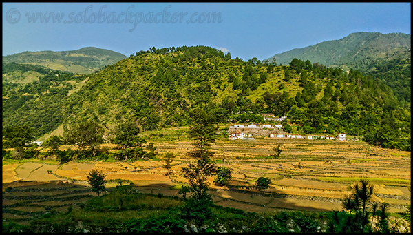 Landscape on the way to Guptkashi